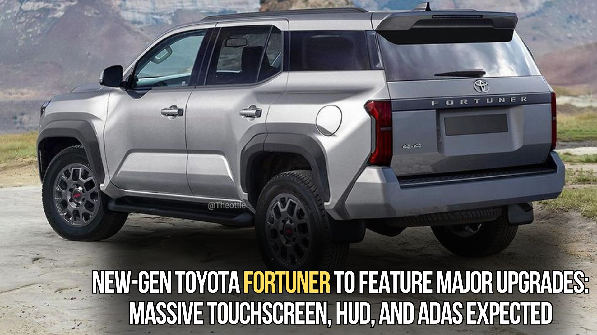 New-Gen Toyota Fortuner to Feature Major Upgrades: Massive Touchscreen, HUD, and ADAS Expected