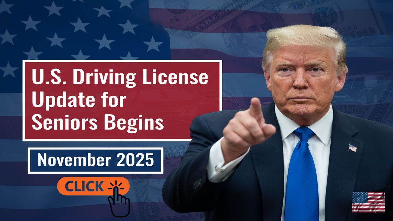 U.S. Driving License Update for Seniors Begins November 2025: Rules, Testing, Renewals, and Your Options